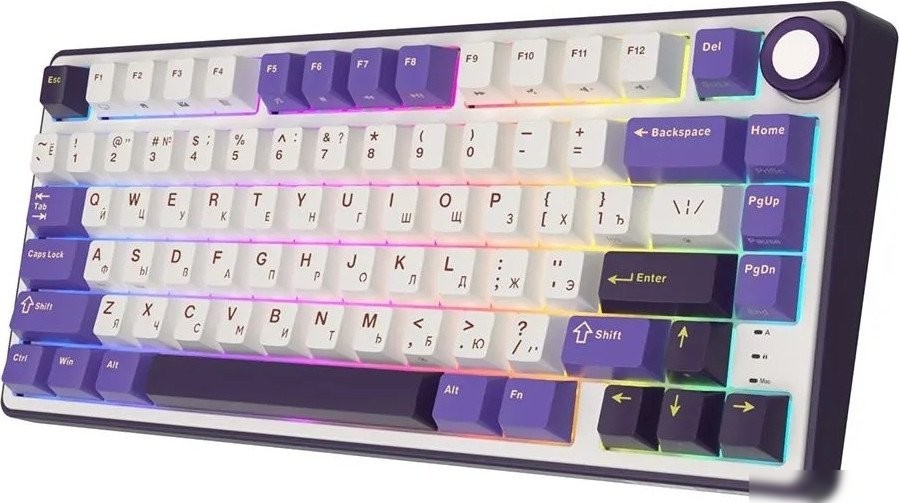 Клавиатура Royal Kludge R75 RGB Blackberry (RK Brown)