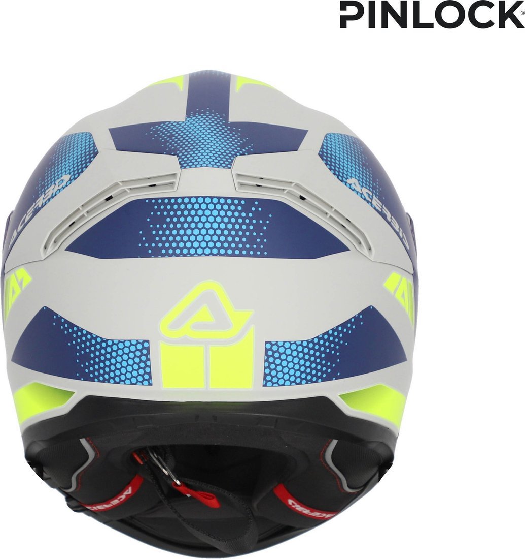 Мотошлем Acerbis Krapon 22-06 0024663.288.064 (M, серый/синий)