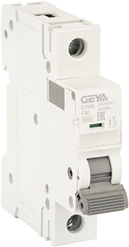 Выключатель автоматический GEYA GYM9 1P 40А C 6кА GYM91P40C