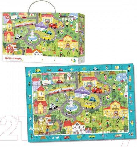 Пазл Dodo Жизнь городка R300135 (80 эл)