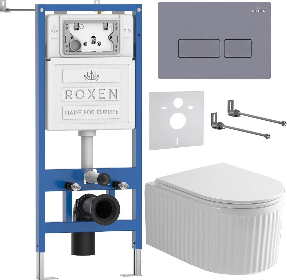 Унитаз подвесной Roxen StounFix Dual Fresh 968226