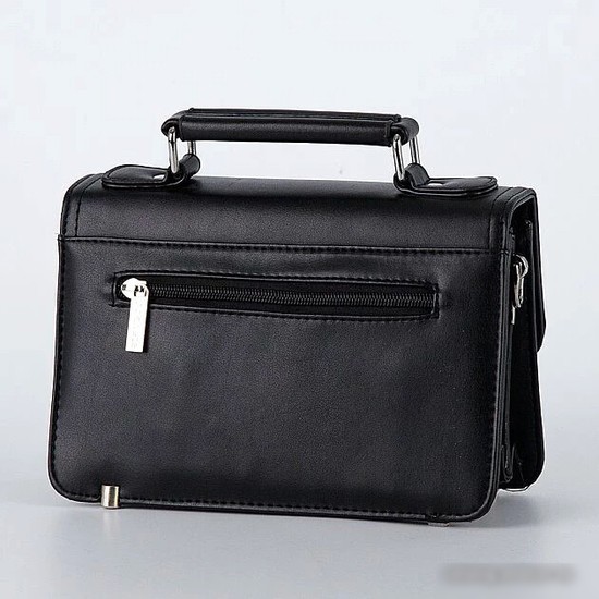 Мужская сумка Poshete 250-9623-BLK (черный)