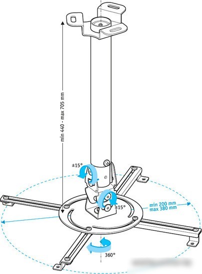 Кронштейн Holder PR-104 (черный)