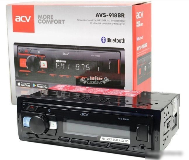 USB-магнитола ACV AVS-918BR