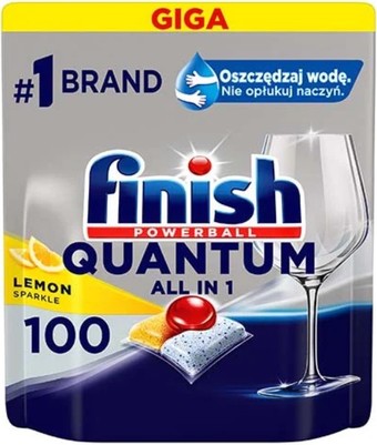 Капсулы для посудомоечной машины Finish Quantum Lemon (100 шт)