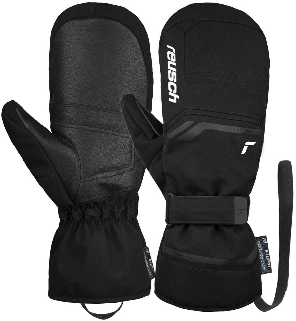 Горнолыжные варежки Reusch R-Tex Xt 6201524-7701 (р-р 8.5, Mitten black/white)