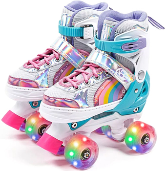 Роликовые коньки Amarobaby Disco AMARO-35Di-Pi-30 (розовый, р-р 30-33)