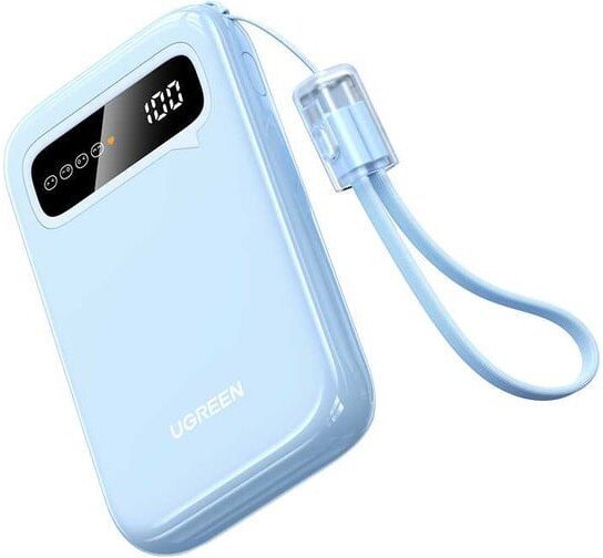 Внешний аккумулятор Ugreen CD384 10000mAh (голубой)