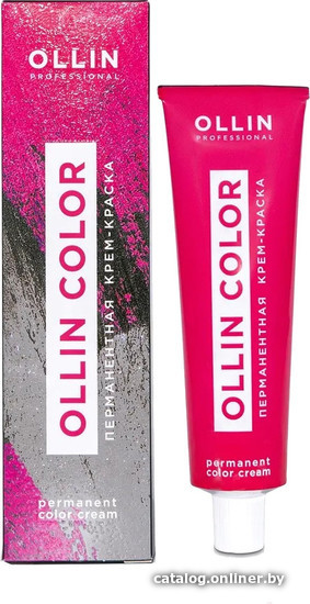 Крем-краска Ollin Professional Color перманентная 4/3 шатен золотистый 100 мл