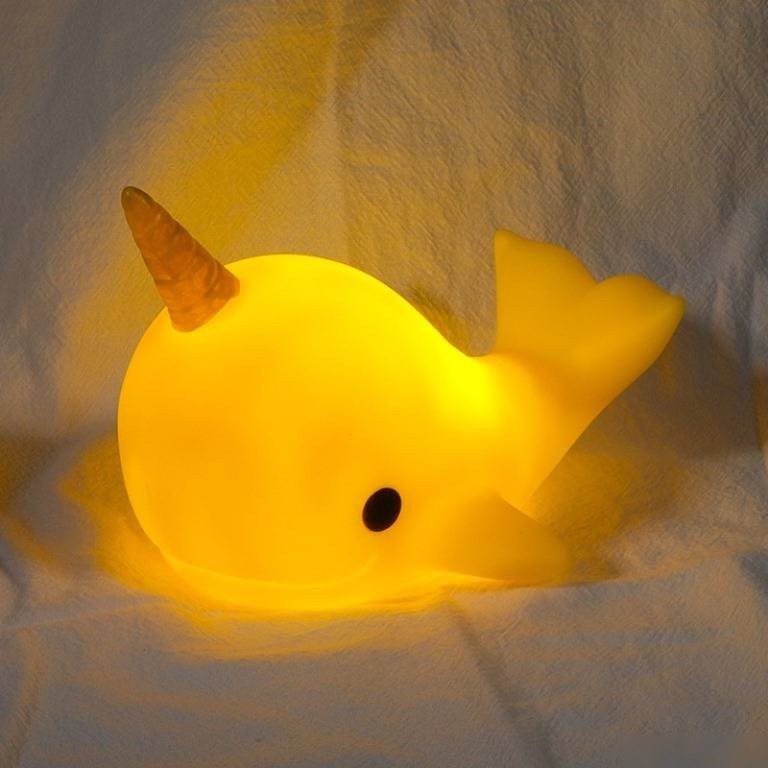 Ночник ILikeGift Whalecorn 149-010-01 (желтый)