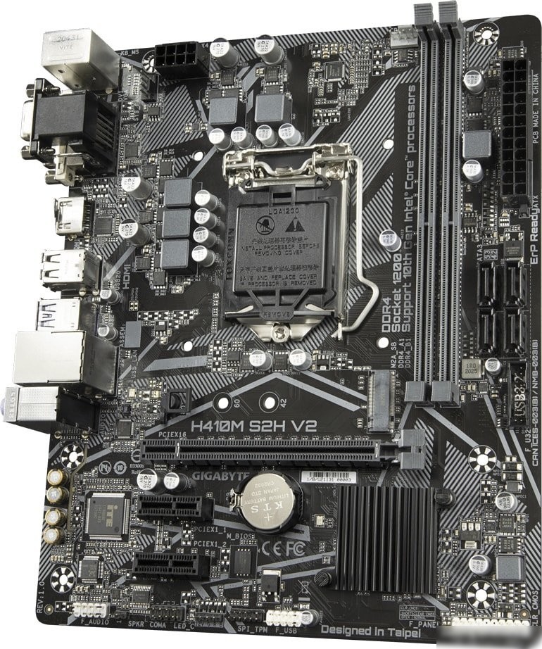 Материнская плата Gigabyte H410M S2H V2 (rev. 1.0)