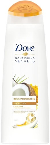 Шампунь Dove Nourishing Secrets с куркумой и кокосовым маслом 250 мл