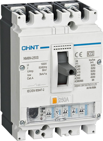 Выключатель автоматический Chint 3п 250А 50кА NM8N-250S EN