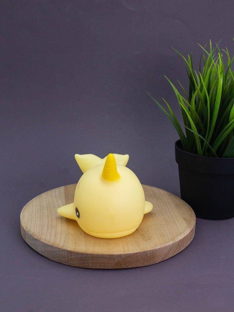 Ночник ILikeGift Whalecorn 149-010-01 (желтый)
