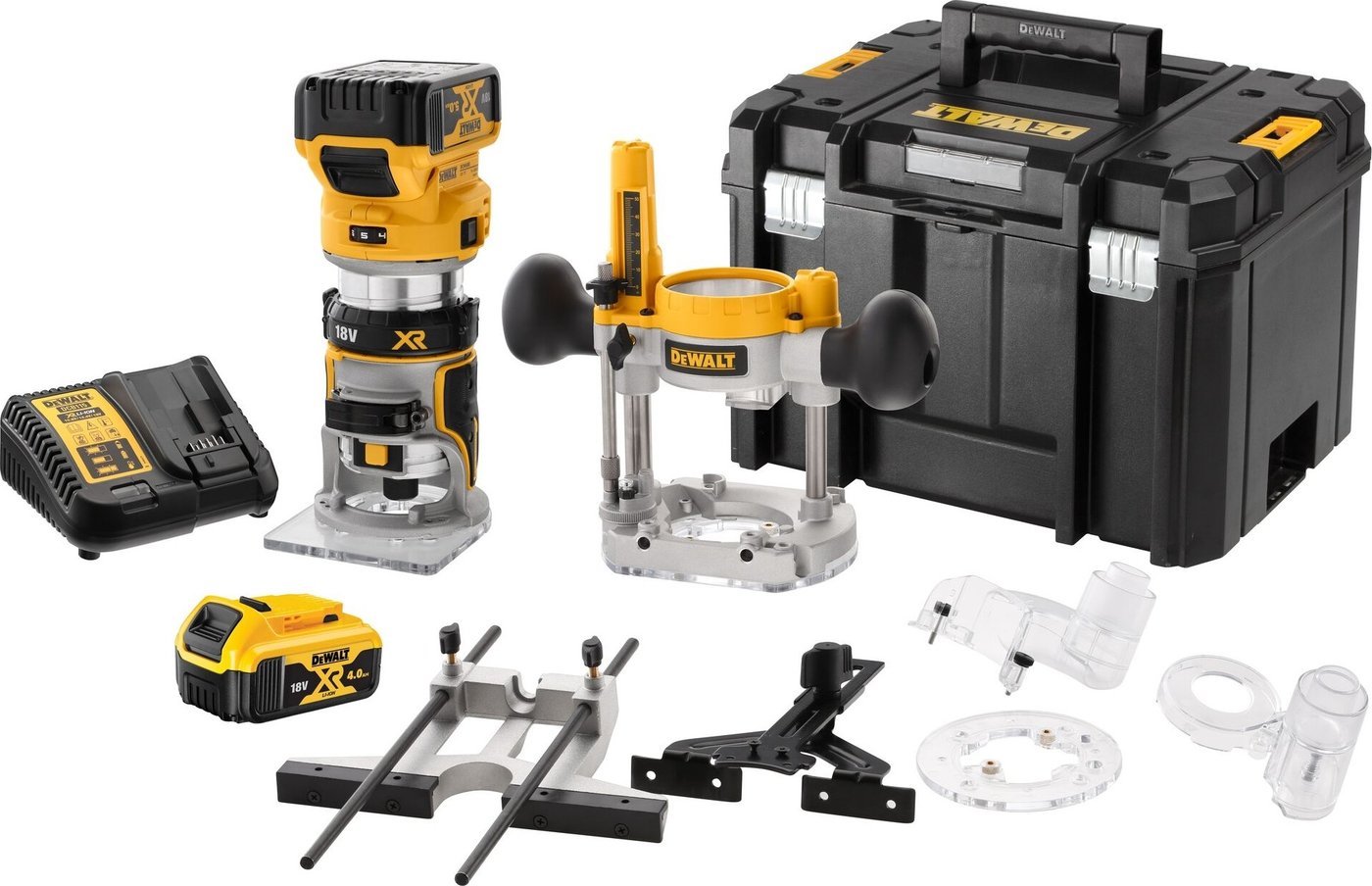 Вертикальный фрезер DeWalt DCW604P2 (с 2-мя АКБ, кейс)