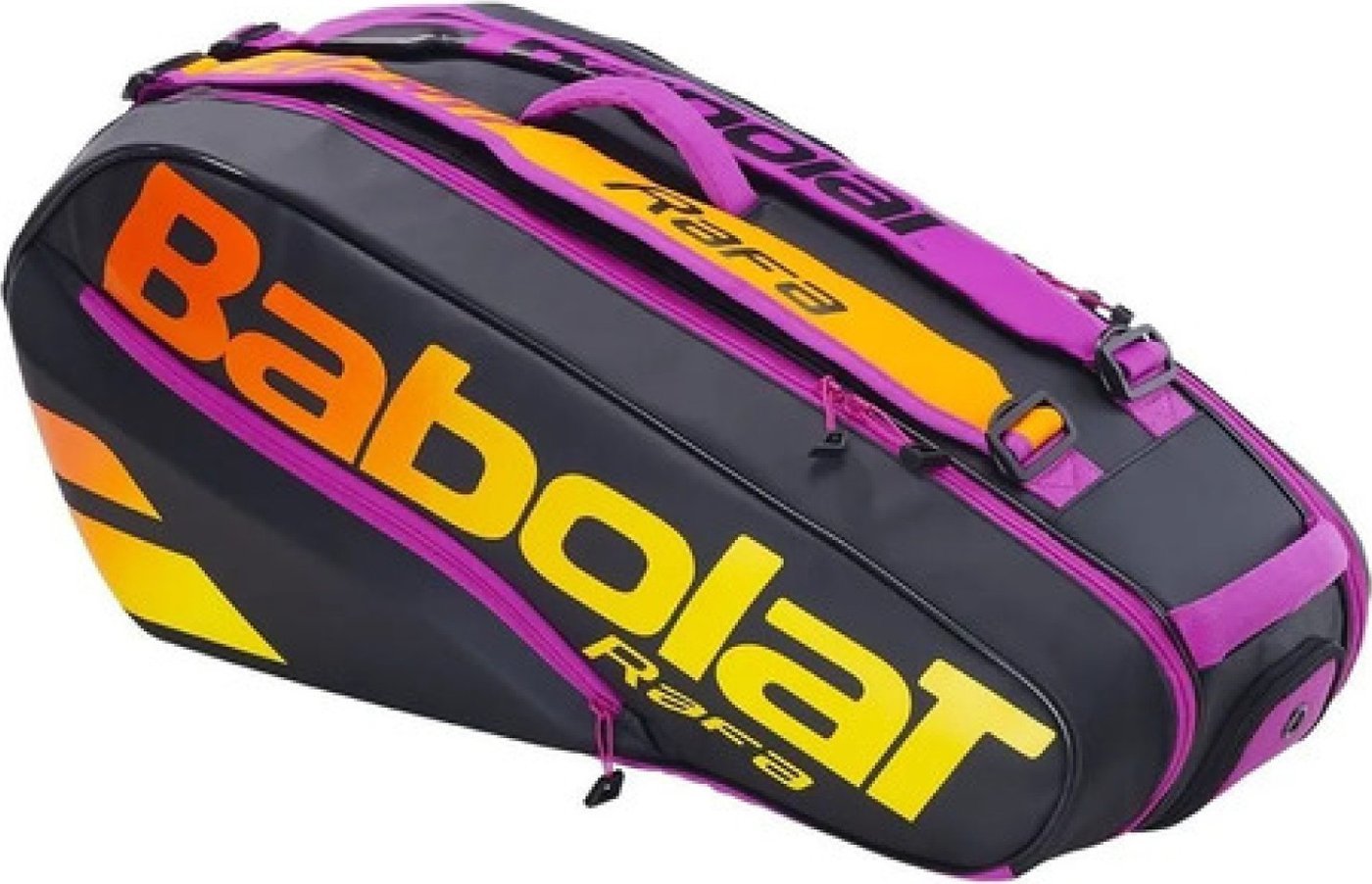 Спортивная сумка Babolat Rh6 Pure Aero Rafa 751216-363 (черный/оранжевый/фиолетовый)