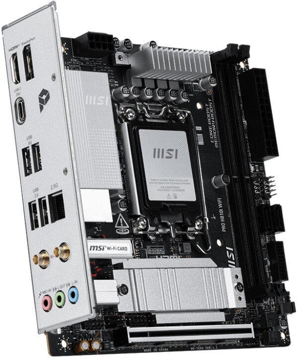 Материнская плата MSI PRO H810I WiFi