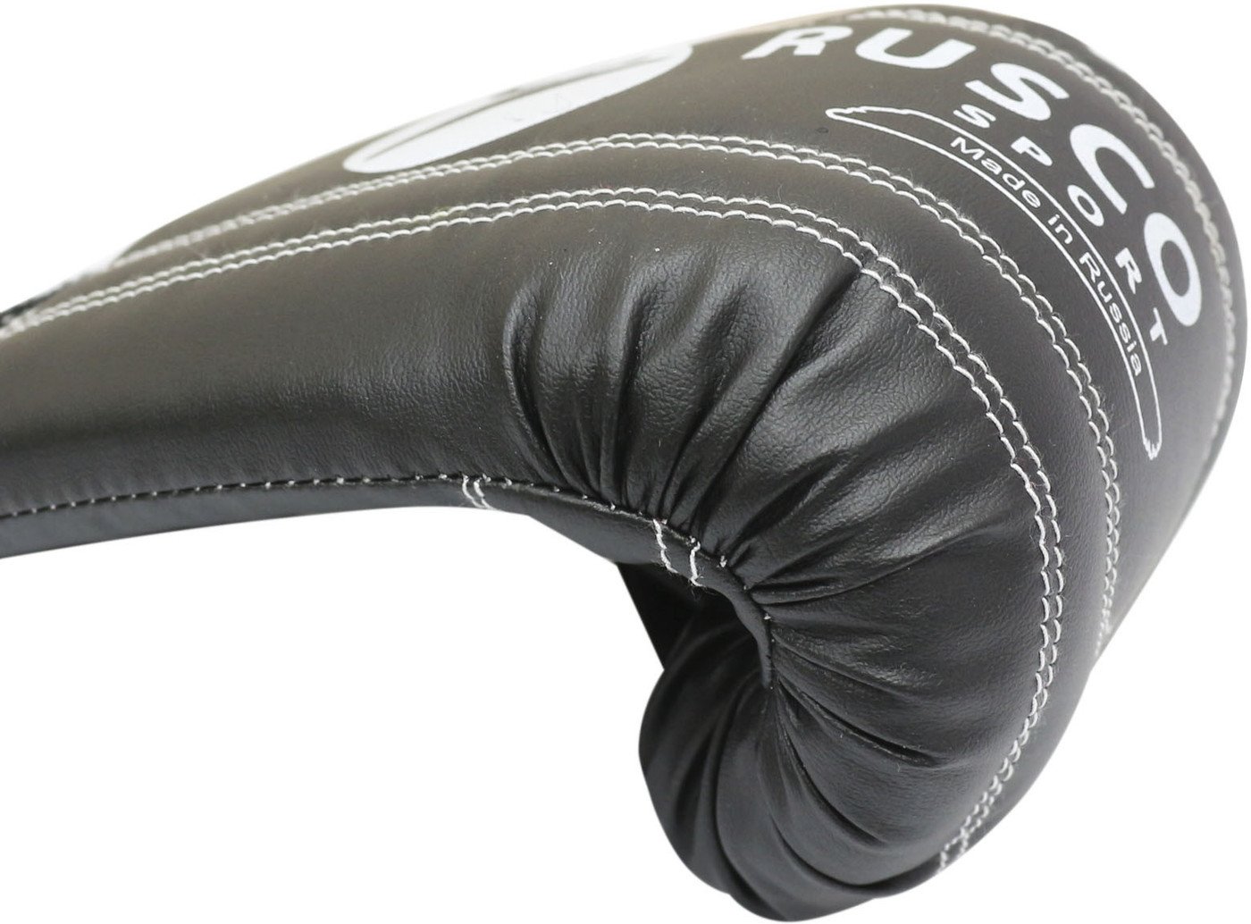 Тренировочные перчатки Rusco Sport к/з (L, черный)