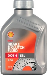 Тормозная жидкость Shell DOT4 ESL 0.5л