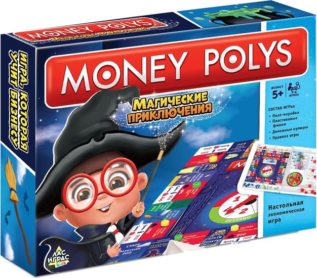 Настольная игра Лас Играс Монополия Магические приключения 4505535