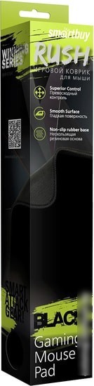 Коврик для мыши SmartBuy Rush Blackout SBMP-01G-K