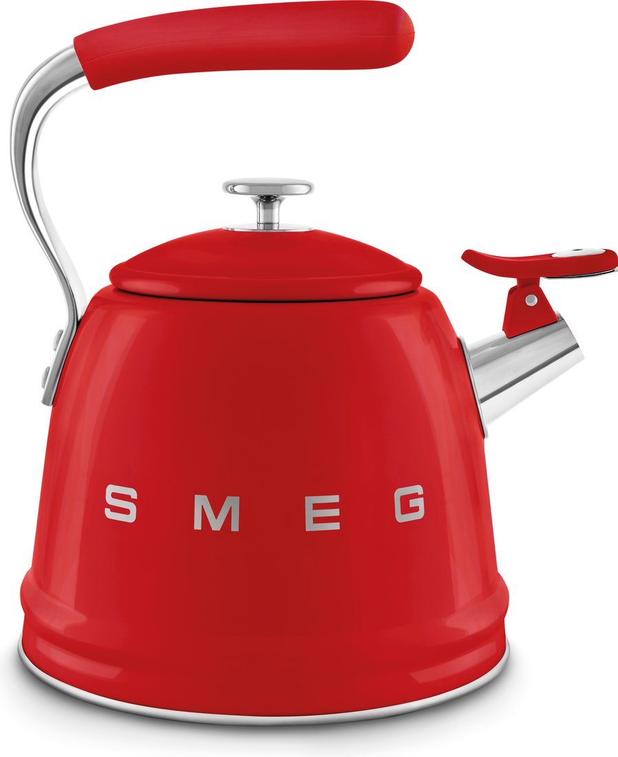 Чайник со свистком Smeg WKF01RD