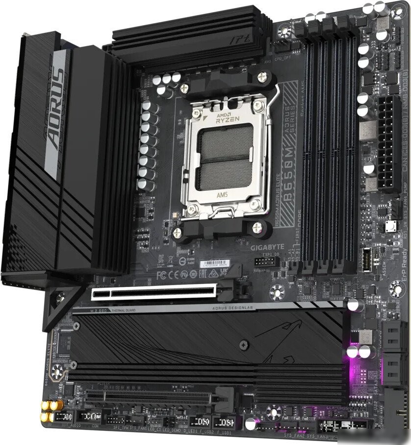 Материнская плата Gigabyte B650M Aorus Elite (rev. 1.3)