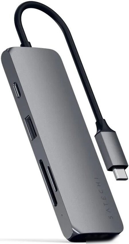 Док-станция Satechi Aluminum USB-C Multiport Pro Adapter ST-UCMPAM