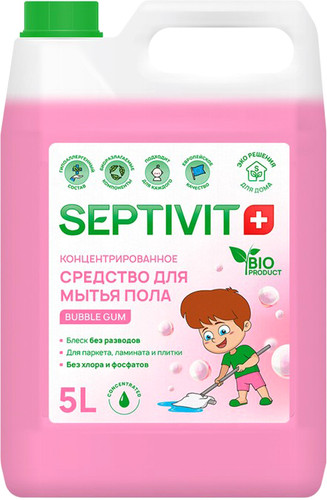 Средство для пола Septivit Bubble Gum (5 л)