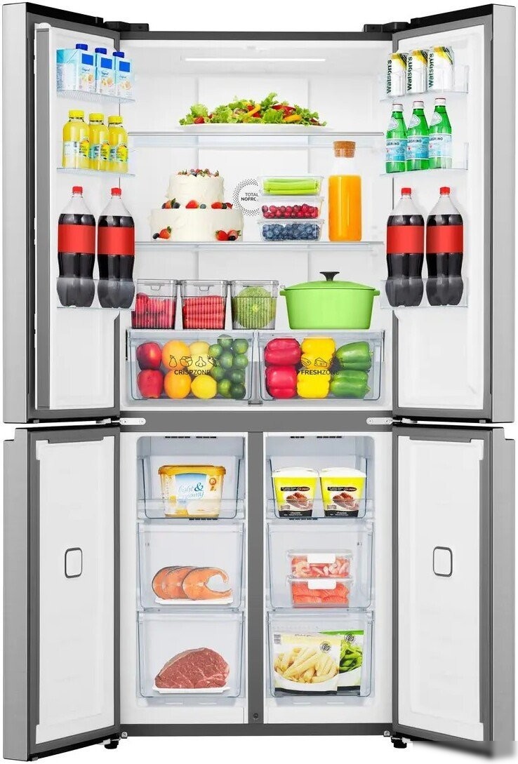 Четырёхдверный холодильник Gorenje NRM819E61X