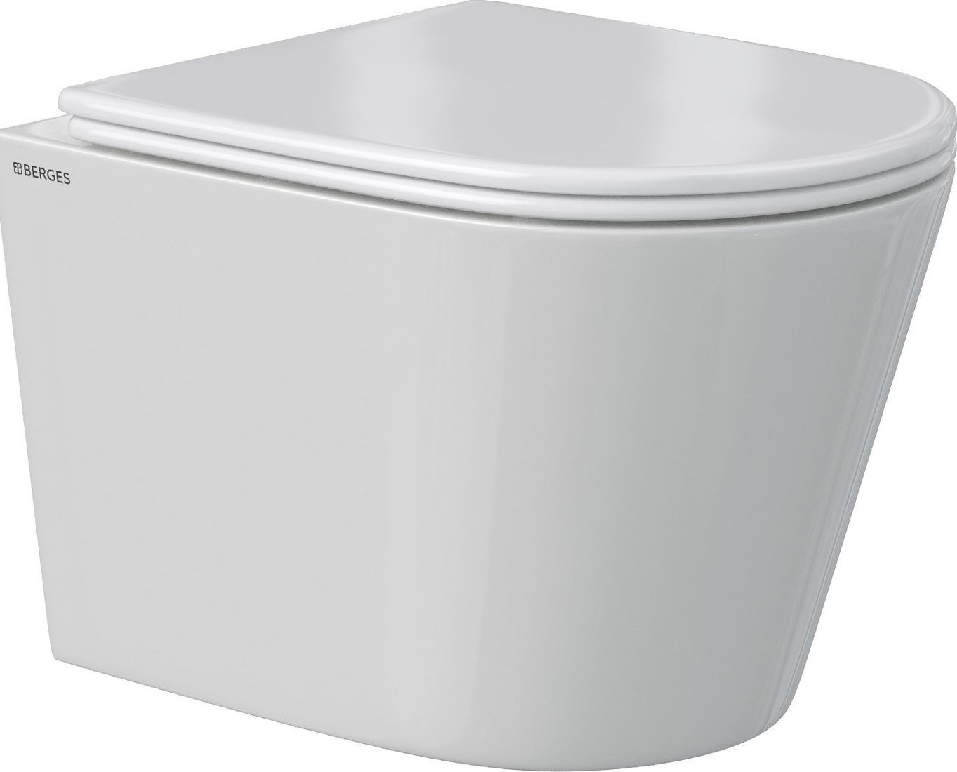 Унитаз подвесной Berges Wasserhaus Vita Rimless 043371 (с сиденьем)