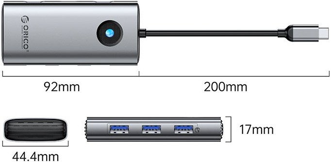Док-станция Orico PW11-6P-GY-EP