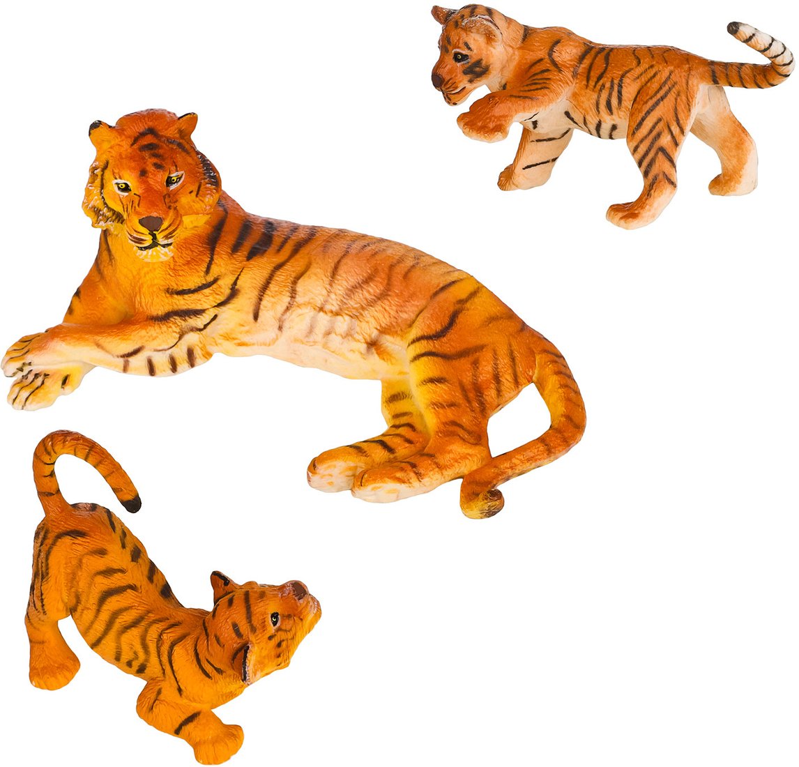 Набор фигурок Masai Mara Мир диких животных. Семья тигров MM211-210