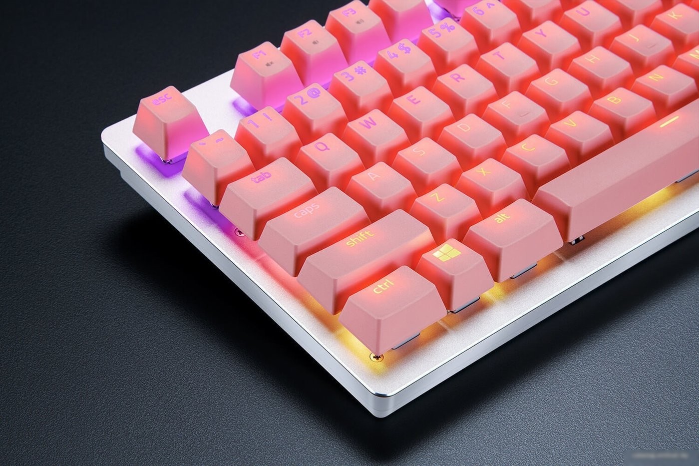 Набор кейкапов Razer PBT Keycap Upgrade Set Quartz Pink
