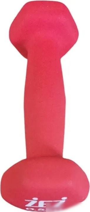 Гантель ZEZ Sport Виниловая 0.5kg-N-К