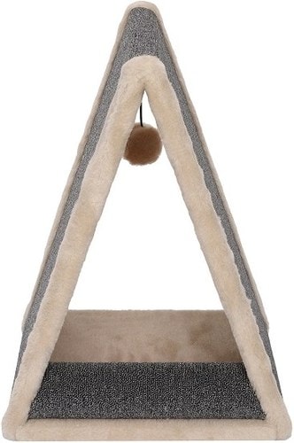 Когтеточка Cat House Треугольная 55 (серый)