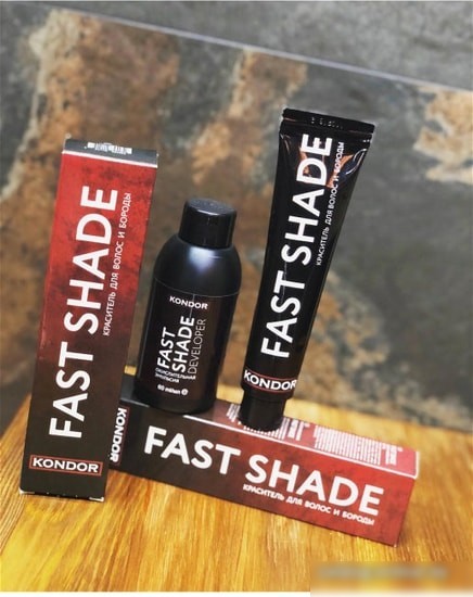 Краска для бороды Kondor Fast Shade 7 светлый русый 60 мл