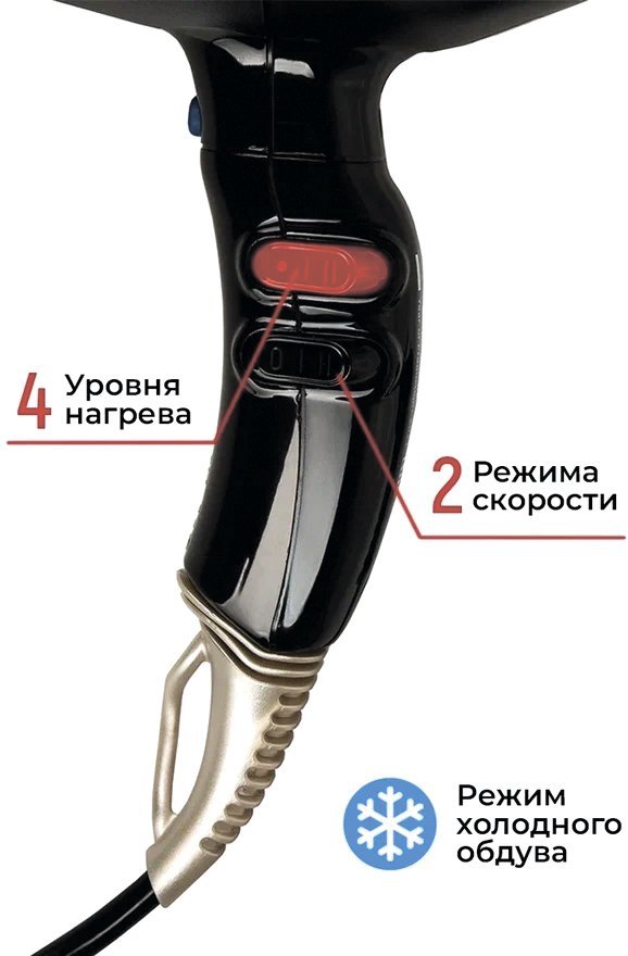 Фен ETI Eco Turbo 3900 Xtrapower (черный)