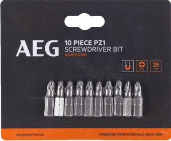 Набор бит AEG Powertools 4932479523 (10 шт)