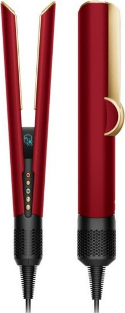 Выпрямитель Dyson Airstrait (с переходником на евровилку, красный бархат/золотой)