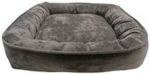 Лежак Homepet Plush 84194 (50x45x15см, графит)