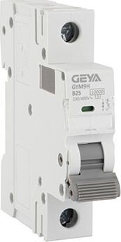Выключатель автоматический GEYA GYM9H-1P-25B 1P 25A B 10kA 1M GYM9H1P25B