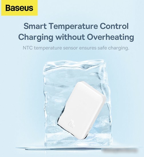 Внешний аккумулятор Baseus Magnetic Mini Wireless Fast Charge Power Bank 10000mAh 20W (черный)
