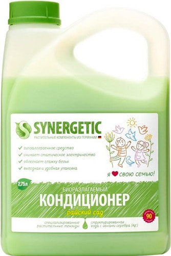 Кондиционер для белья Synergetic Райский сад 2.75 л