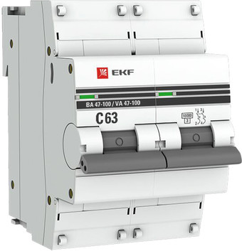 Выключатель автоматический EKF PROxima mcb47100-2-63C-pro