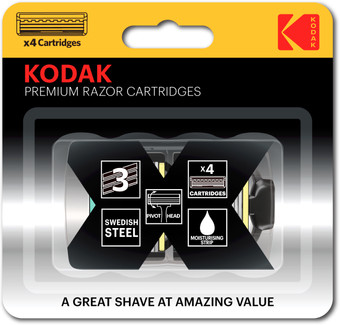 Сменные кассеты для бритья Kodak Premium Razor Cat 30425125 (4 шт)