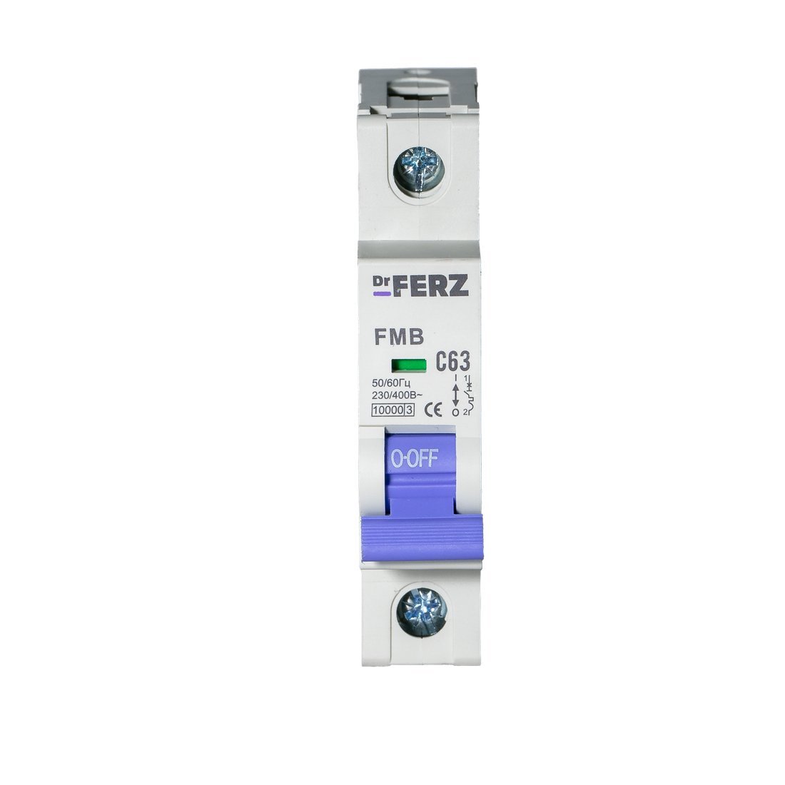 Выключатель автоматический Dr.Ferz FMB-C 10kA 1P 63 C 21100117FERZ