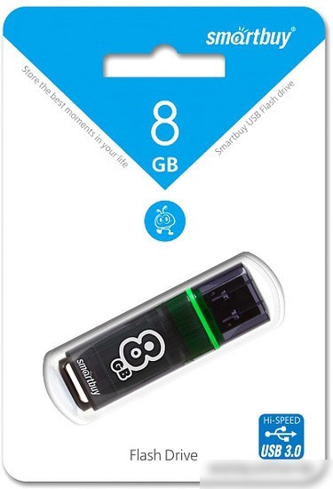 USB Flash Smart Buy Dark Grey 8GB [SB8GBGS-DG]