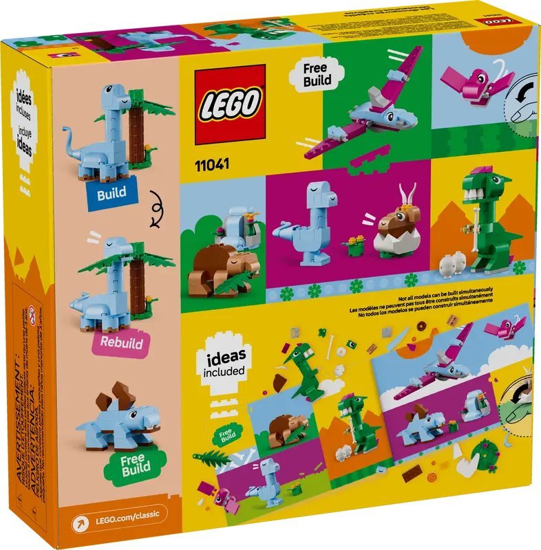 Конструктор LEGO Classic Креативные динозавры 11041