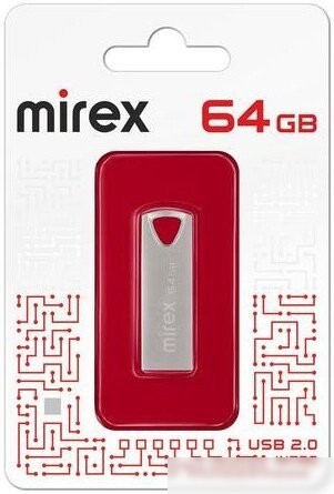USB Flash Mirex Intro 64GB (серебристый)